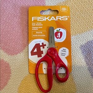 Fiskars Red Kids Scissors new